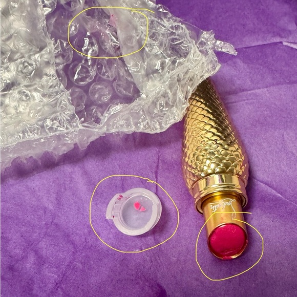 🆕 NWOB Christian Louboutin Sheer Voile Lip Colour #105S Loubiminette - Picture 5 of 5